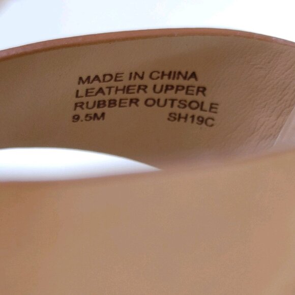 Michael Kors Dalia Platform Dress Leather Sandal Acorn Women's Size 9.5 NWOB - Picture 7 of 12